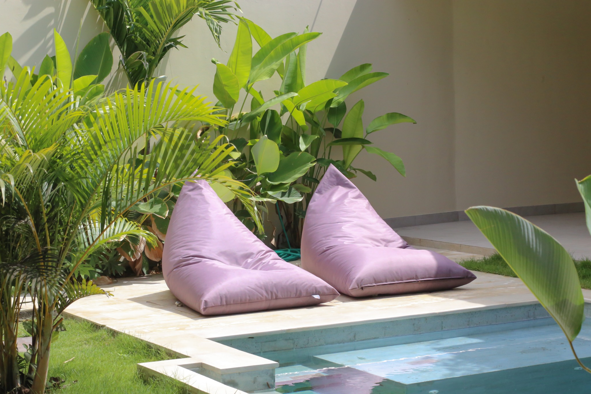 Quiet corner beside the pool
